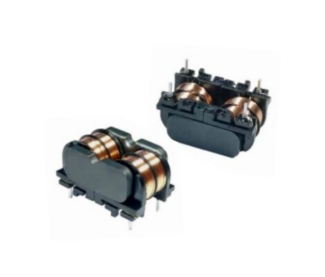 جودة  Compact Common Mode Choke with 3.3 mH to 100 mH Inductance and 2.5 A High Pulse-Handling Capability مصنع