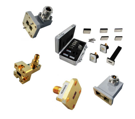 خسارة إدخال منخفضة تحمل طاقة عالية تغطية الترددات العريضة مكونات توجيه الموجات لأنظمة الميكروويف اللاسلكية